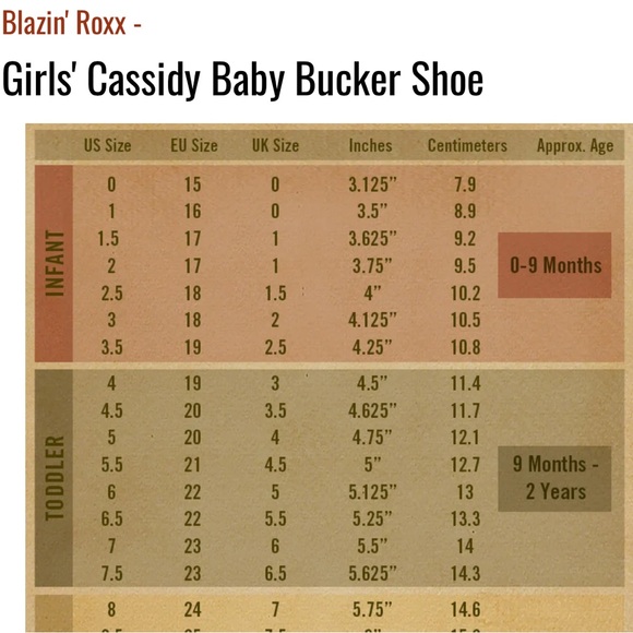 Blazin’ Roxx Infant Faux Leather Chukka Bootie. Brown W/Turquoise Weave. Sz 0-6M - Picture 14 of 15